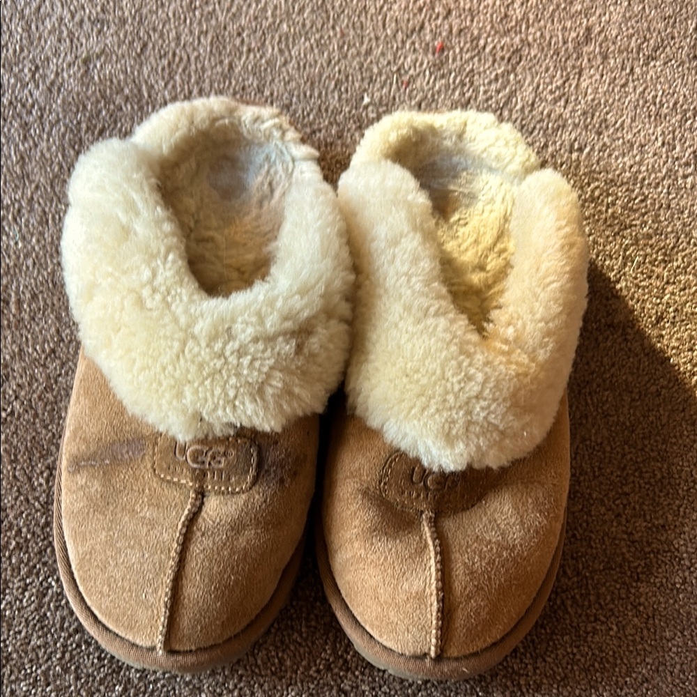 UGG Brown Cozy Slippers